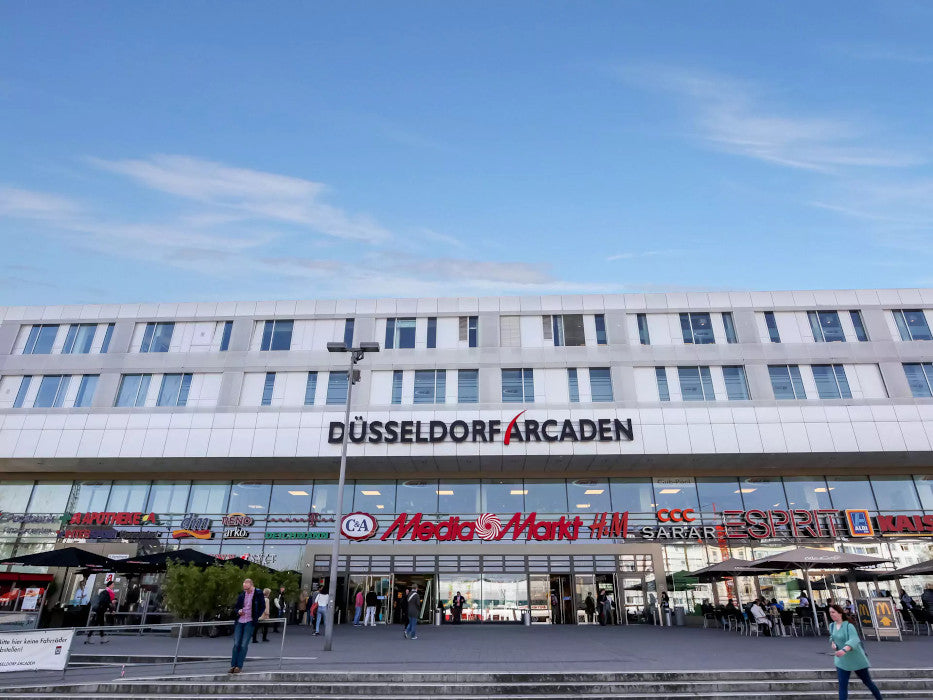 Ansicht Fassade Shopping Center Düsseldorf-Arcaden