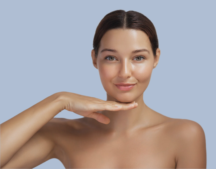 Dekollete-Behandlung mit Hyaluron